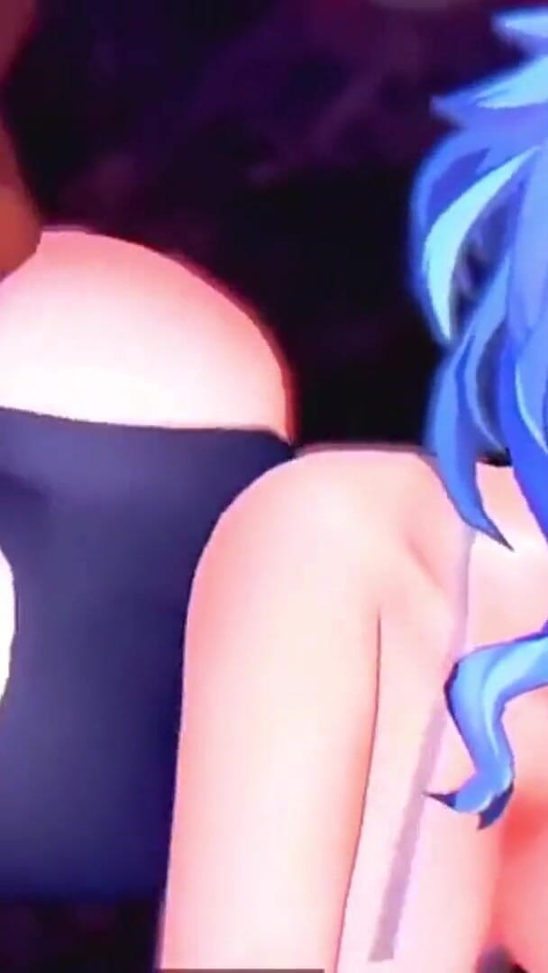NSFWOtaku: Genshin Impact - Ganyu's Slarvig avsugning och sprutande orgasm - 3D Hentai Animationer