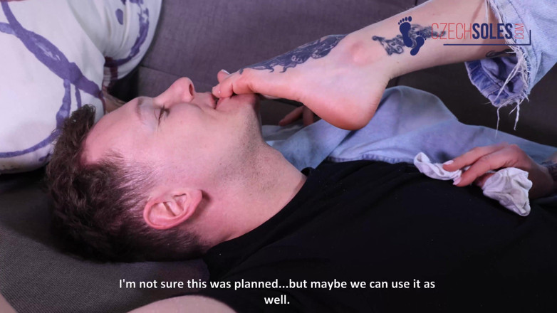 Czech Soles - foot fetish content: Couple's First Foot Fetish Content Making Job