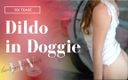 Leverage UR assets: Dildo i doggie lila underkläder JOI - 426