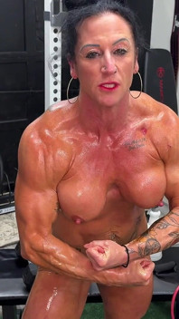Dubbel Bicep, Pec studsar, mest muskulösa Kandys Ultimate Muscle Fantasy JOI