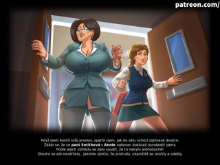 Cartoon Universal: Summertime saga part 150 - Deepthroat black teacher (Czech sub)