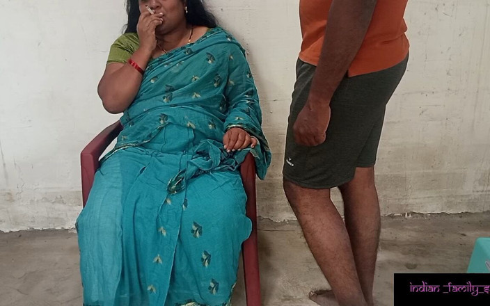 Indian Family Sex: Stepmom Caught by Stepson While Smoking