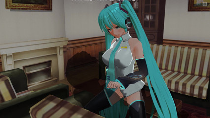 H3DC: 3D変態初音ミクはあなたのコックに乗って、猫に射精します
