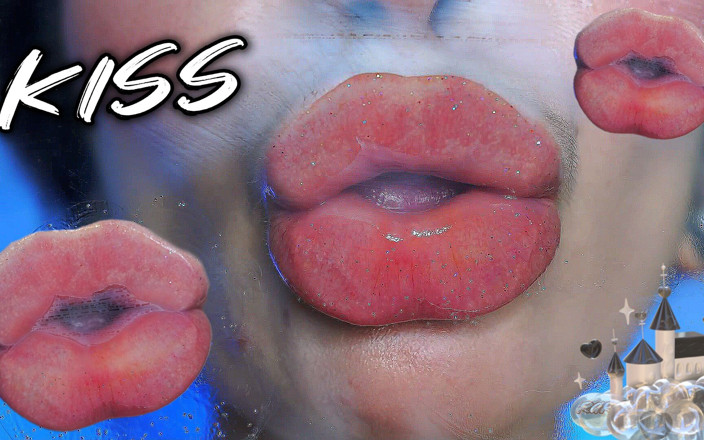 Rarible Diamond: Close íntimo: gloss translúcido, beijo esguichando