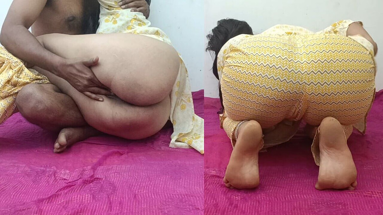 Curvy Bhabhi: Üvey annem bana büyük götünü gösterdiğinde heyecanlanıp büyük yarağımla onun...