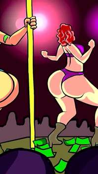 La culona pawg dà una lap dance vip a un cazzo duro come la roccia