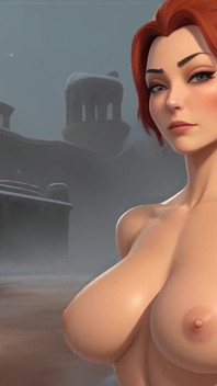 Seksi dağ hatunları 3 boyutlu animasyon