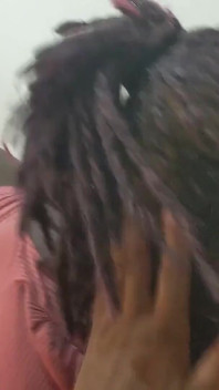 Dikke kont freaky college sexy zwart dik meisje neukt en zuigt een grote lul dread hoofd slet - Jhodez