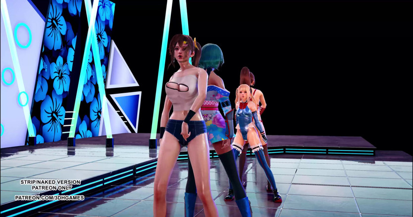 3D-Hentai Games: ลาล่าเต้นร้อนแรง DOA ไม ชิรานุอิ มารี โรส มิซากิ ทามากิ