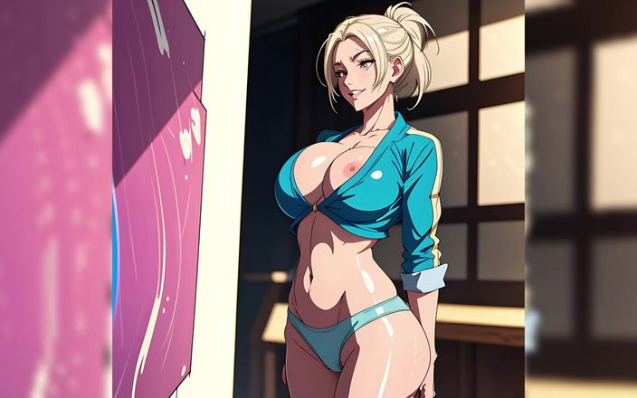 AI Porn: Exclusief voor fanclub - hete hentai-babes met enorme tieten buitenshuis Ai