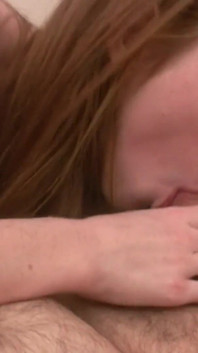 Amelia Rose makes a video while giving a blowjob