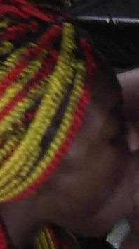 Dark Ebony Babe Gets Fucked by Huge Cock