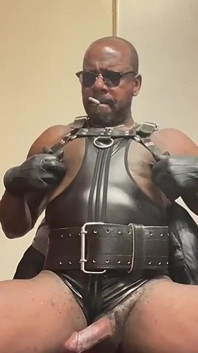 Extremely Stiff BBC Smoking Muscle Cum