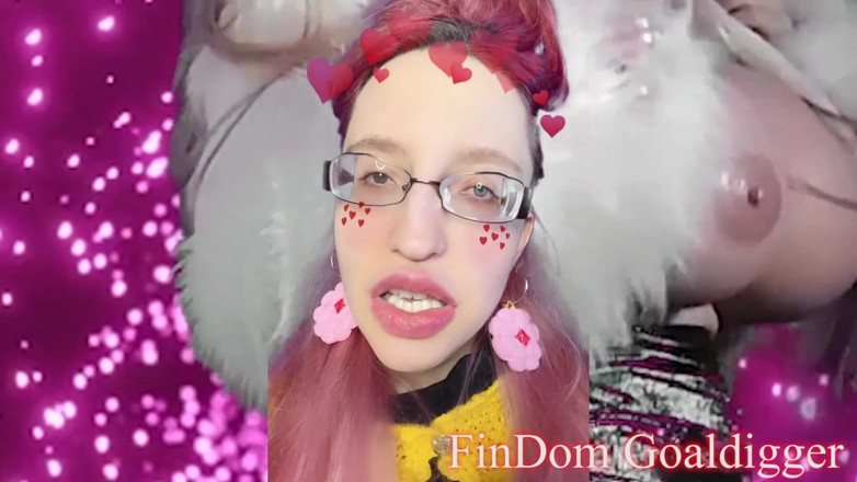FinDom Goaldigger: Sevimli sürtük kız dönüşümü