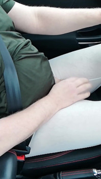 Short Blanc Sexy Transparent Au Volant