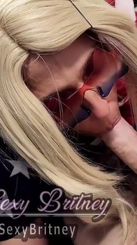 Big N Sexy Britney - Ultimate Compilations Vol. 1 - Dazzling Deepthroat/facefucks! - Full- Length HD Video
