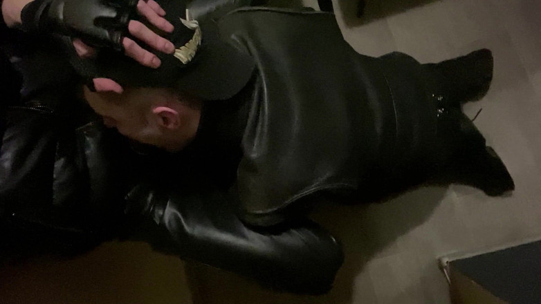 KinkySirius: Leather Master Fuck Hard Leather Fag Part 1