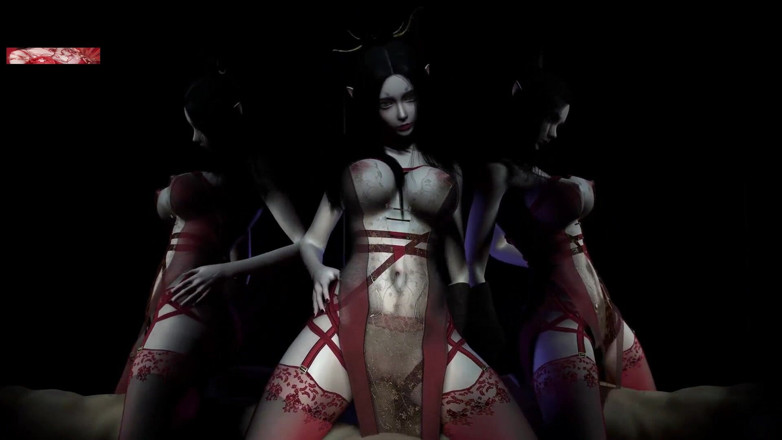 X Hentai: Curvy queen: virtual goddess glow beyond - animazione 3D hentai