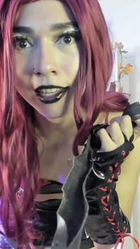 POV Dom Tgirl Use You Like a Submissive Slave While Smoke