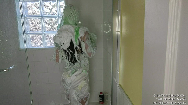 VieraMayXXX: Sploshing se Slime a Pies