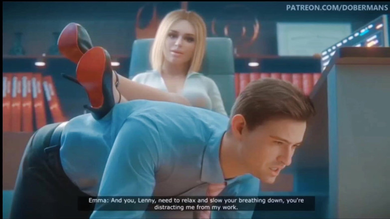 Sexgamer: 사무실 엘리베이터에서 내 핫한 상사를 따먹어