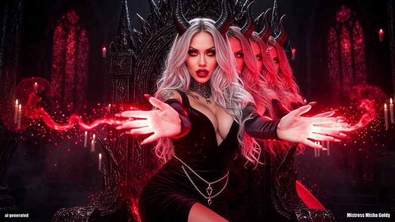 Goddess Misha Goldy: ประตูทั้งสองบานจบลงบนเข่าของคุณ