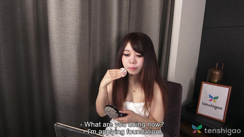 Tenshigao Backstage: Megumi shinozaki sahne arkası