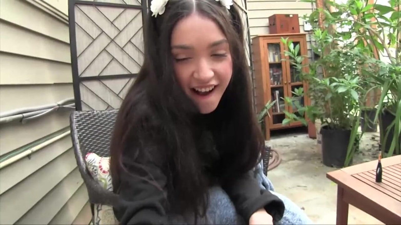 Eros POV - Liberated Eye: Naughty teen jerks her stepdad's cock outdoors