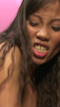 Asian chick Faye Filly and Andy in hard fuck action