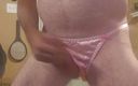 Fantasies in Lingerie: Pink Panties and Cum