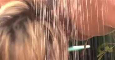 Perfect Porno: Two blonde models with young fine bodies licking each other...