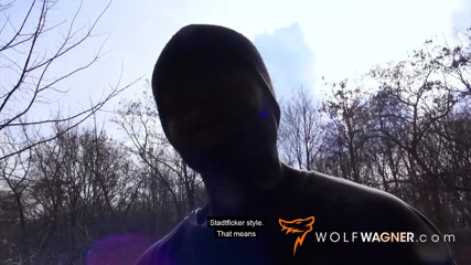 Wolf Wagner Com: Lullu Gun enjoys 2 cocks pounding her hard!