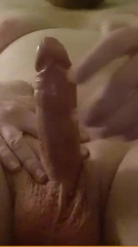Sexy Naked Redhead with a Huge Cock Has to Stay Quiet Because He Isnt Alone