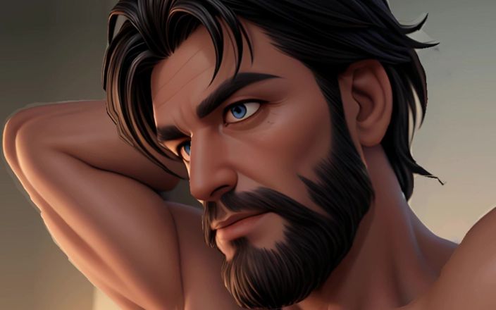 Erotic Man: Hunks ireal Frumos 3D Cgi Men