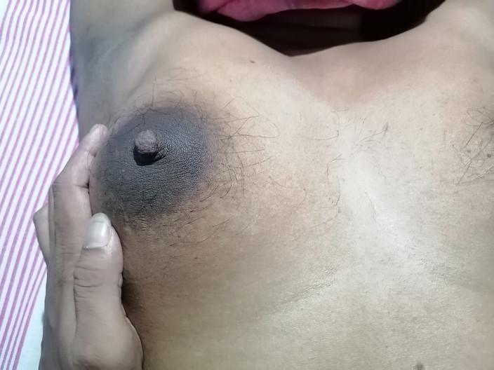 Sweety In Bed: A Girl with Two Beautiful Breasts That I Have Never...