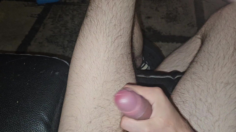 Smoking stoker: Bermain dengan batang keras besar saya, pancutan mani dan fetish...