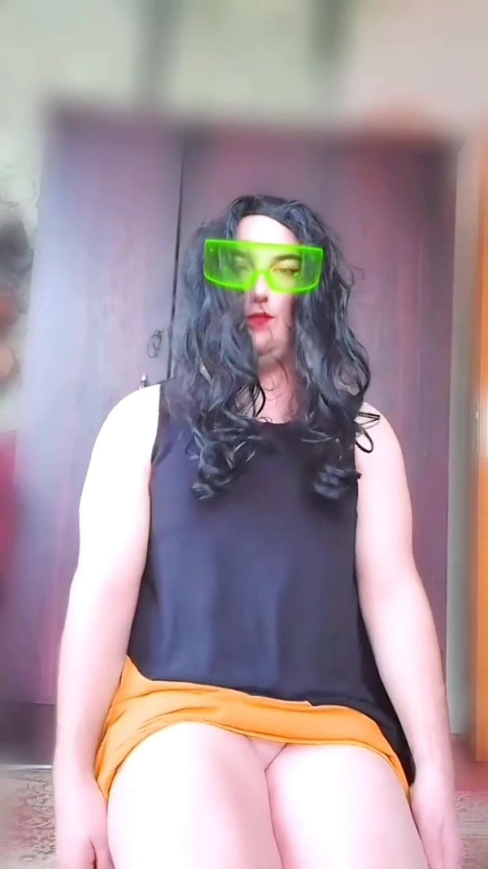 Kitty_Cross: Sissy Big Size Man T Shirt Sexy Mini Hot Slut...