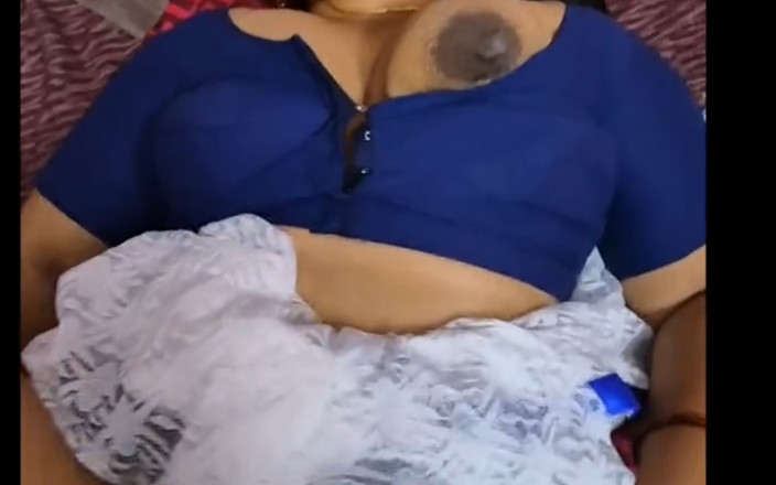 Black & white desicat: Fucked My Sexy Huge Boobs Bhabhi in Blue Blouse and...