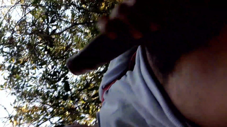 vergar4_daviid: 걷는 동안 자지를 보여주는 젊은 노출증