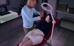 3D Hot Asian Wife Cheating with Her Doctor