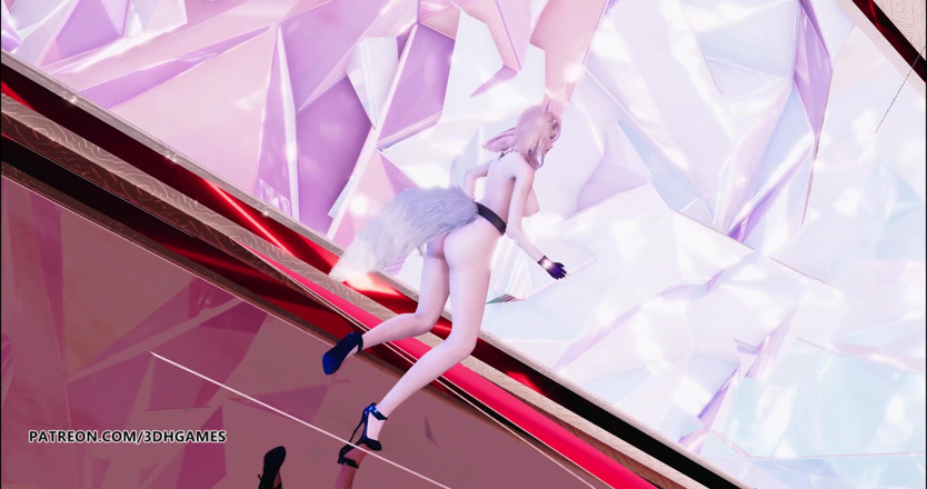 3D-Hentai Games: GFRIEND - горячий танец обнаженного Kpop Mago Ahri Kda 4K 60FPS