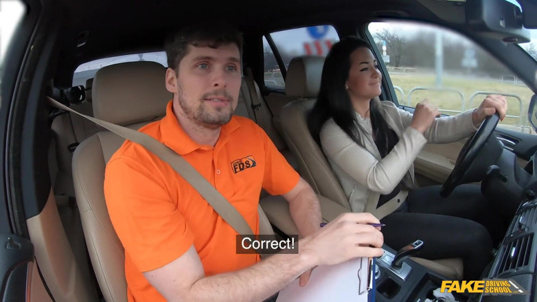Fake Driving School: Learner Bent Over and Fucked