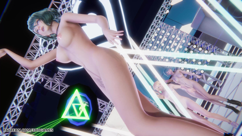 3D-Hentai Games: [mmd] 爽快奪回 Slunečním světlem Marie Rose Tamaki sexy nahý tanec Doa...