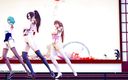 3D-Hentai Games: GigaReolEVO - Striptease dependenta Mai Shiranui Tamaki Kasumi