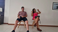 Latinascachondas: Kouření v dalande čeká na chycenou zrzku