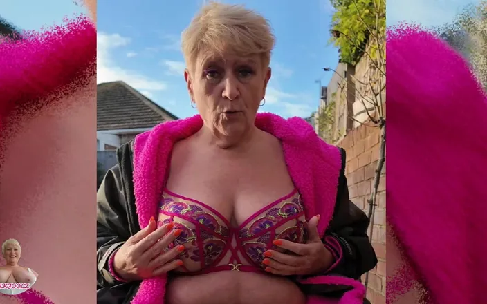 Uk Joolz: UK Joolz - Outdoors in a Coat and Underwear