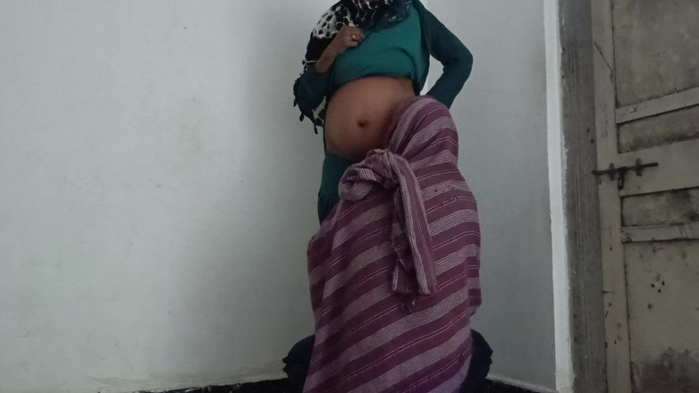 Bhabhi UP: Manželka, manžel těhotná Indie