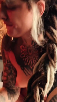 Pornstar Dread Hot Has Intense Sex with an Old Friend and Shows How Horny She Is Feeling
