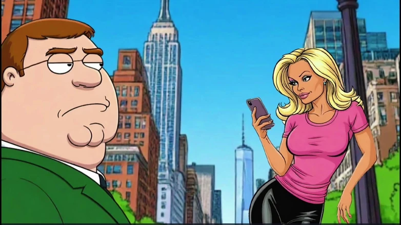 Octopussy Lovers Club: Cuckold's Sexual Fantasies. Cartoon. Parody