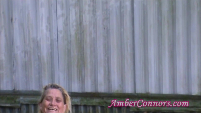 Amber Connors: Hosing outside
